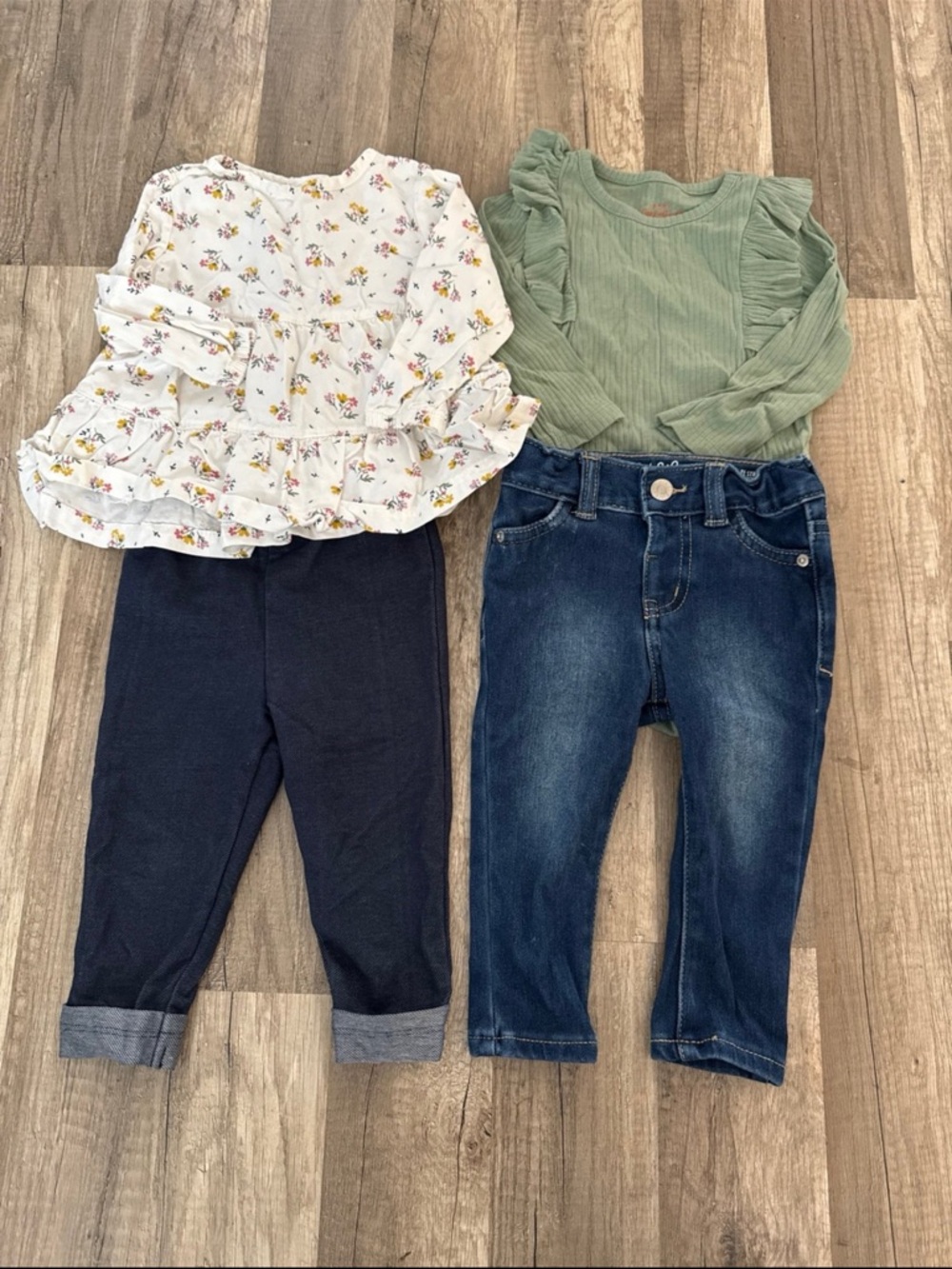 Girls Two-Piece Outfit Bundle Size 12 months